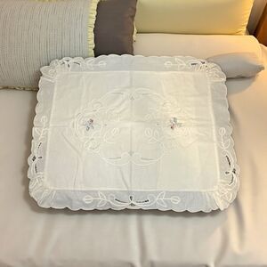 Vintage Gorgeous Euro French Hand Embroidered Pillow Sham 26x19